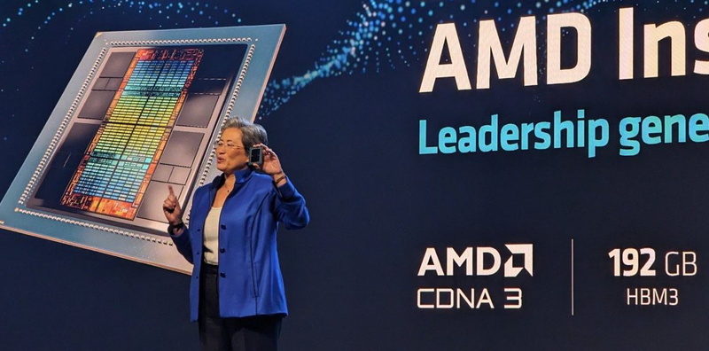 AMD發布MI300X芯片，挑戰英偉達在AI領域的霸主 圖片